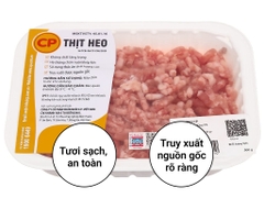 Thịt heo xay C.P khay 300g