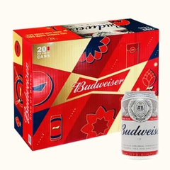 Thùng 20 lon bia Budweiser 330ml