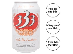 Thùng 24 lon bia 333 330ml