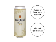 Thùng 24 lon bia San Miguel Cerveza Blanca lon 490ml