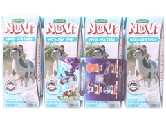 Thùng 48 hộp sữa tươi tiệt trùng Nuvi ít đường 180ml