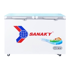 Tủ đông Sanaky VH-2599W2KD, 195 lít, 2 ngăn đông/mát, mặt kính cường lực
