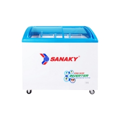 Tủ đông sanaky VH-2899K3, inverter 211 lít, 1 ngăn đông, dàn đồng, nắp kính lùa