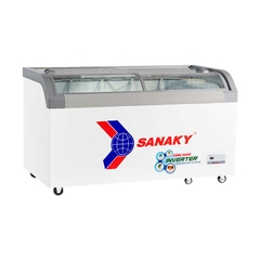 Tủ đông Sanaky VH-899K3A, Inverter 500 lít, nắp kính lùa, dàn đồng