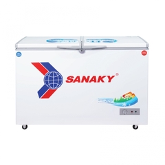 Tủ đông Sanaky VH-5699W1, 365 lít, 1 ngăn đông, 1 ngăn mát, dàn lạnh đồng