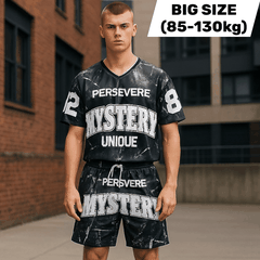 Bộ Quần Áo Big Size Nam, Set Quần Áo Nam Size Lớn, Vải Mè Mỏng Mát - BF.SET.TT.03B