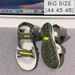 Sandal 2 quai nam big size, dép quai hậu size lớn (size 45 46) - Xanh Lá  - RV964XL