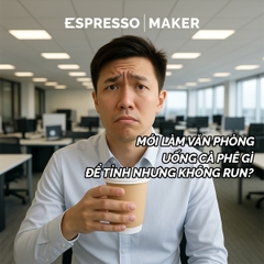 Mới làm văn phòng, uống cà phê gì để tỉnh nhưng không run?