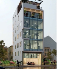 Nhà phố ở kết hợp kinh doanh không gian hiện đại