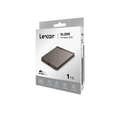 Ổ cứng di động Lexar SSD Portable 1T SL200, 400MB/s USB 3.1 Gen 2 Type-C LSL200X001T-RNNNG