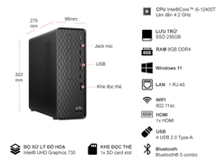 PC HP Slim Desktop Bundle S01-PF2033D i5-12400/8GB/256GB/Win11 6L604PA