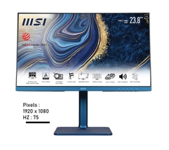 Màn Hình Đồ Họa MSI MD241P Ultramarine 23.8inch IPS/ FullHD/ Loa kép 1W x 2/ 75Hz