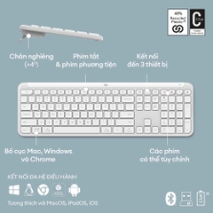 Bàn phím không dây Logitech K950 Signature Slim