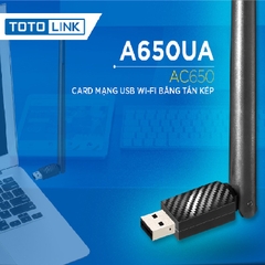 USB Wifi Totolink băng tần kép AC650 A650UA