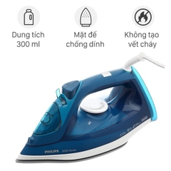 Bàn ủi hơi nước cầm tay PHILIPS DST3040/70 2600W