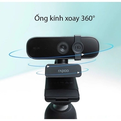 Webcam Rapoo C280 2K 1440p tích hợp micro