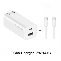 Adapter sạc nhanh Xiaomi công nghệ GaN 65W 1A1C