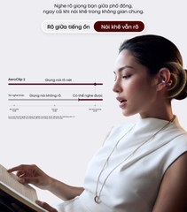 Tai Nghe Bluetooth Soundcore AeroClip 2 D1105 – Kẹp Tai Open-Ear, Hi-Res LDAC, Pin 32 Giờ