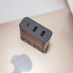 Adapter sạc nhanh PD ZMI HA835 65W 2A1C Đen