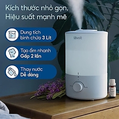 Máy Phun Sương Tạo Ẩm Thông Minh Levoit Dual 150 Ultrasonic | Công Nghệ Phun Siêu Âm 360