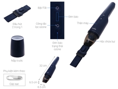 Máy hút bụi cầm tay mini Eufy HomeVac H11 T2520