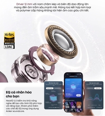 Tai Nghe Bluetooth Soundcore AeroClip 2 D1105 – Kẹp Tai Open-Ear, Hi-Res LDAC, Pin 32 Giờ