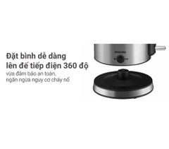 Bình đun siêu tốc Philips 1.7 lít HD9316