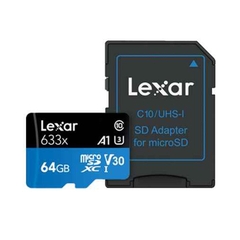 Thẻ nhớ Lexar Micro SD 64GB Class 10