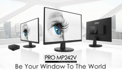 Màn hình máy tính MSI PRO MP242V 23.8 inch FHD IPS Có Loa Kép 2W