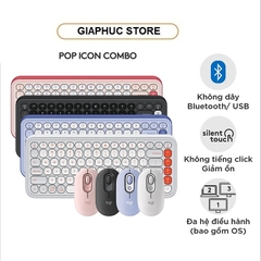 Combo chuột và bàn phím Bluetooth Logitech POP ICON