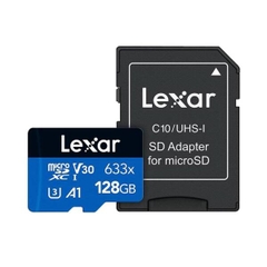 Thẻ nhớ Lexar Micro SD 128GB Class 10 UHS-I Có Adapter