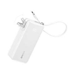 Pin sạc dự phòng Polymer 10000mAh kiêm Adapter Sạc Type-C PD 30W Anker A1637 (kèm cáp Type-C)