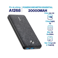 Pin sạc dự phòng ANKER PowerCore Metro Essential 20000mAh Type-C - A1268