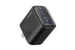 Adapter Sạc 4 Cổng USB (3×USB-C + 1×USB-A) IQ3 GaN 70W – Anker Zolo A121C
