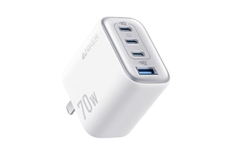 Adapter Sạc 4 Cổng USB (3×USB-C + 1×USB-A) IQ3 GaN 70W – Anker Zolo A121C