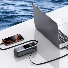 Pin Dự Phòng Anker 25.000mAh 165W Tích Hợp Cáp Rút Gọn A1695