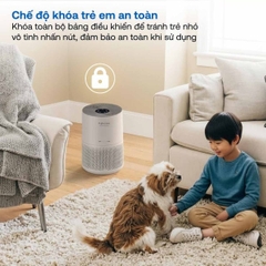 Máy lọc không khí Fujihome AP5COMPACT – WiFi, HEPA H13, nhỏ gọn cho phòng 30m²