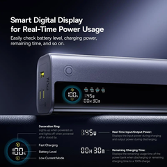 Pin Dự Phòng Baseus EnerGeek GR11 20000mAh 145W Kèm Cáp USB-C Dây Rút