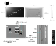 Smart Tivi NanoCell LG 4K 43 inch 43NANO77TPA