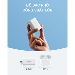 Bộ sạc 100W kèm cáp C to C Anker B2679 sạc nhanh điện thoại, laptop