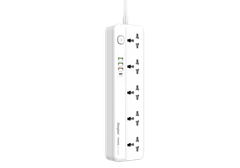 Ổ điện đa năng Energizer 5AC kèm 3USB-A và 1USB-C sạc nhanh PD (max 20W)