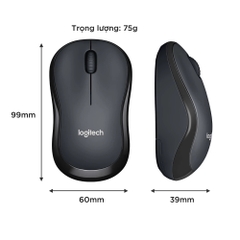 Chuột không dây Logitech Silent M220