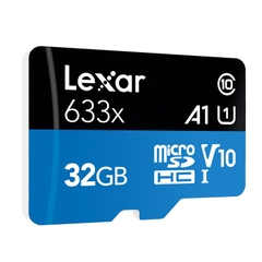 Thẻ nhớ Lexar 633x High Performance 32GB Micro SD UHS with Adapter