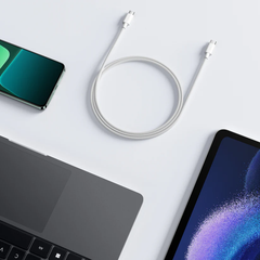 Cáp Xiaomi 3A Braided USB-C to USB-C (1m)