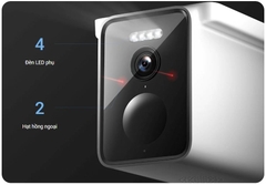 Camera Ngoài Trời Xiaomi Solar Outdoor Camera BW400 Pro Set 2.5K 4MP Pin 10000mAh