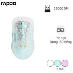 Chuột Gaming Không Dây Rapoo VT9 Air 4K Transparent