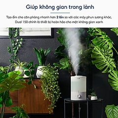 Máy Phun Sương Tạo Ẩm Thông Minh Levoit Dual 150 Ultrasonic | Công Nghệ Phun Siêu Âm 360