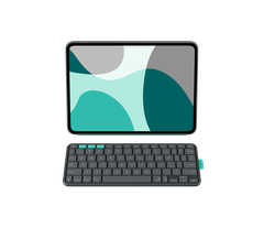 Bao da và bàn phím Logitech Flip Folio Ipad Pro 11 inch M4, iPad Air 11 inch (M2 & M3)