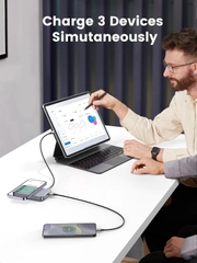 Pin sạc dự phòng Ugreen 10000mAh Không dây Magnetic Type C PD QC 3.0 20W PB206