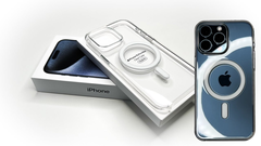 Ốp lưng MagSafe cho iPhone 15 Pro Max Nhựa Trong